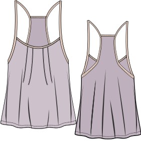 Patron ropa, Fashion sewing pattern, molde confeccion, patronesymoldes.com Tank top 3038 LADIES T-Shirts